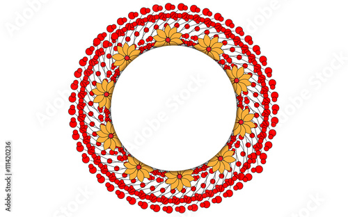 red flower