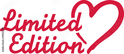 Limited edition with heart
