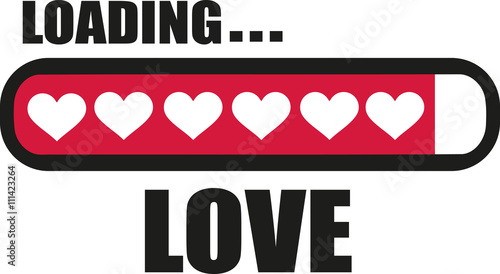 Love is Loading with Loading bar