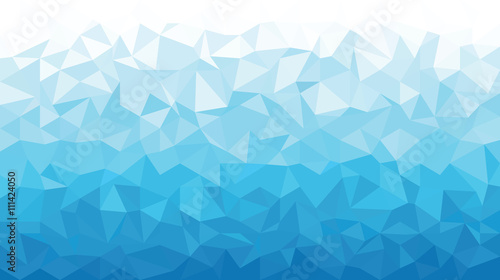 Ice Polygonal Mosaic Background 16:9