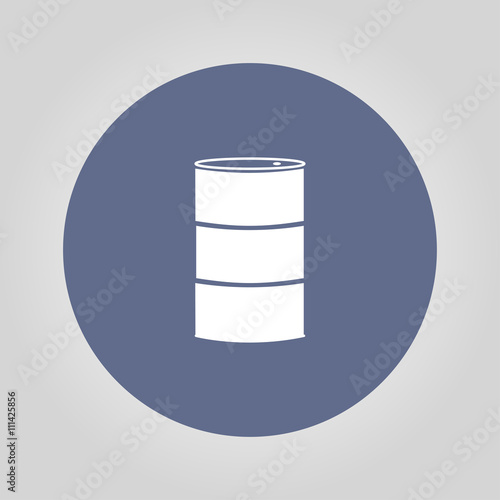 Simple icon barrels of oil.