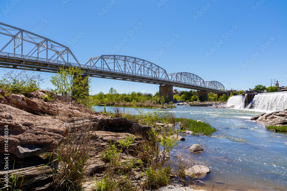 Fototapeta premium Llano Texas Bridge