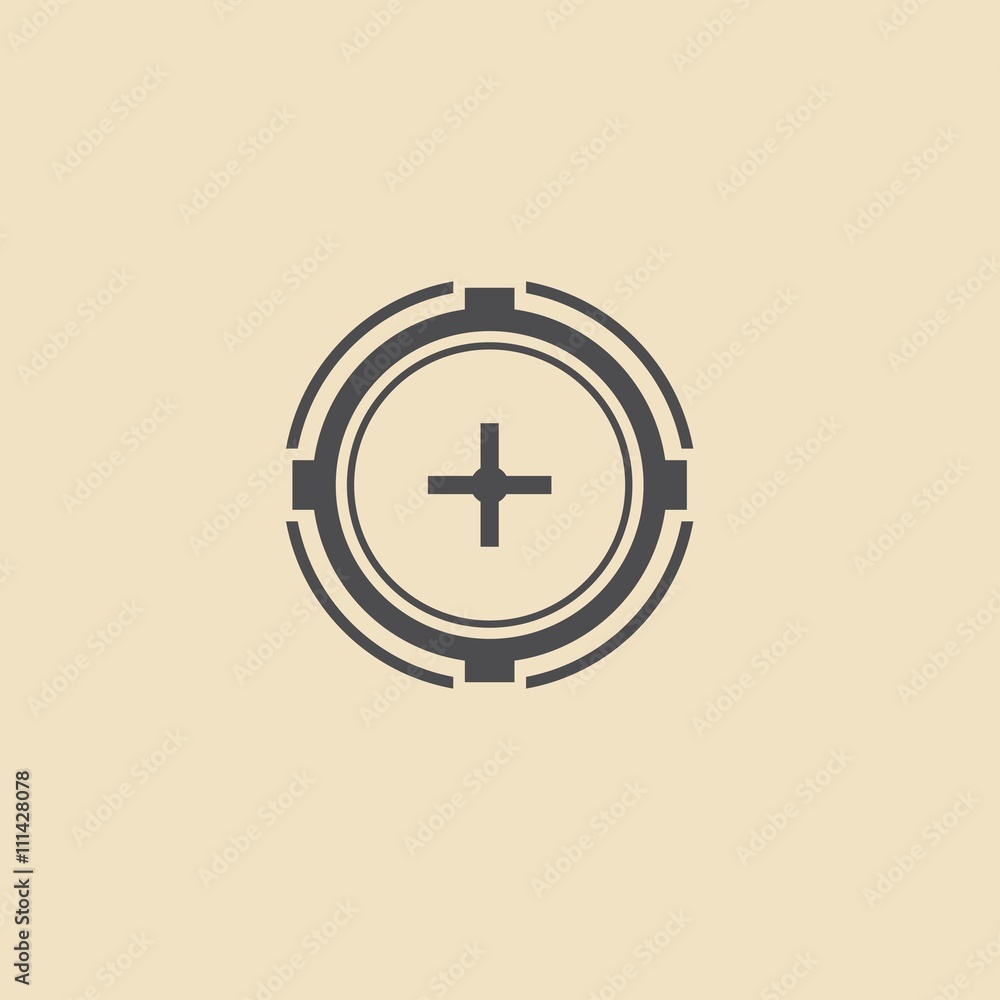 Obraz premium Aim icon