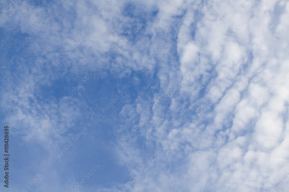 Blue sky with clouds. Blue sky with clouds.