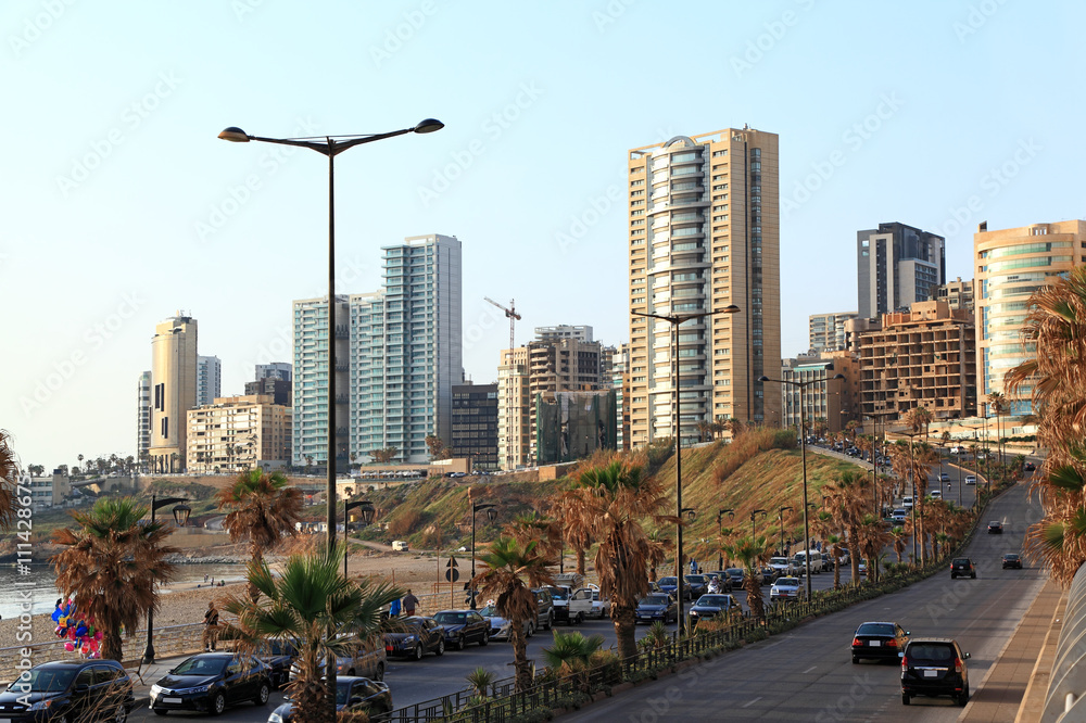 Obraz premium Bejrut, Życie w mieście