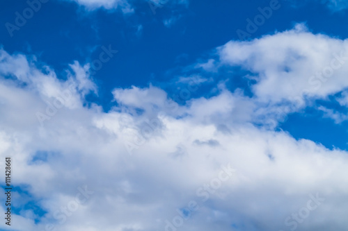 Blue sky with clouds