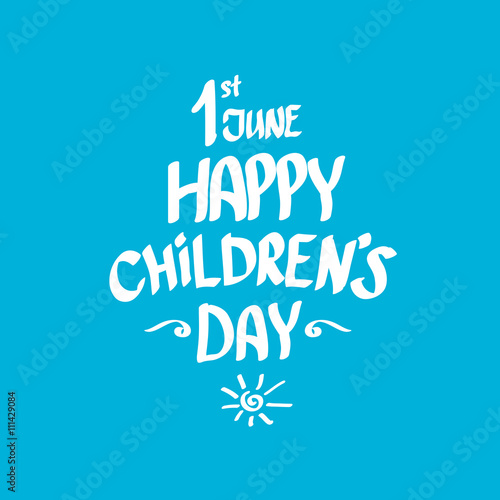 1 june international childrens day background.