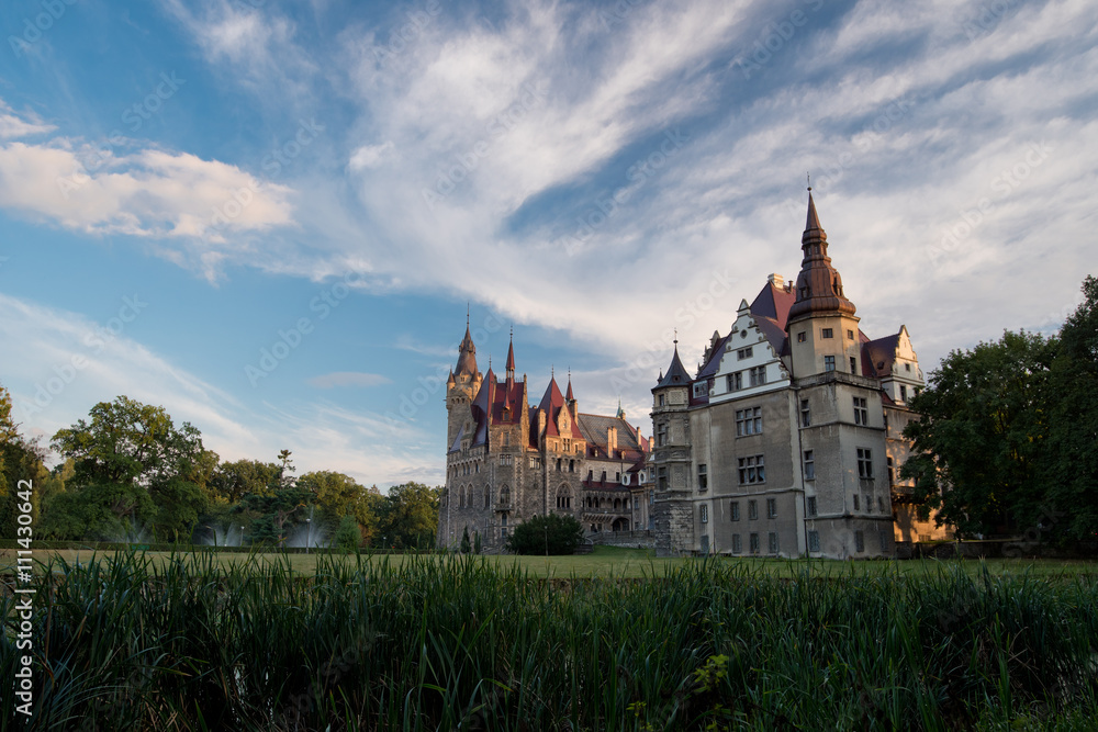 Fototapeta premium Castle Moszna, Poland