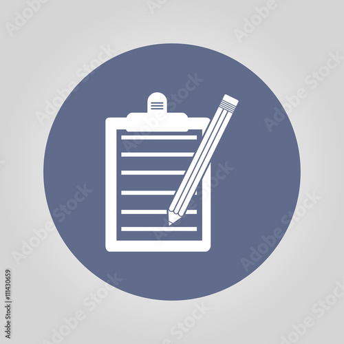 Pictograph of checklist