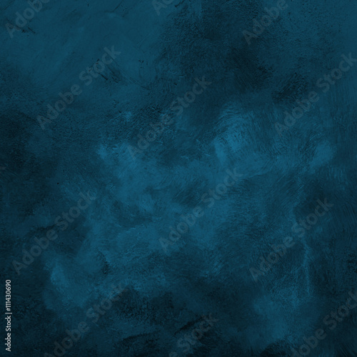 Dark blue grunge paint strokes background