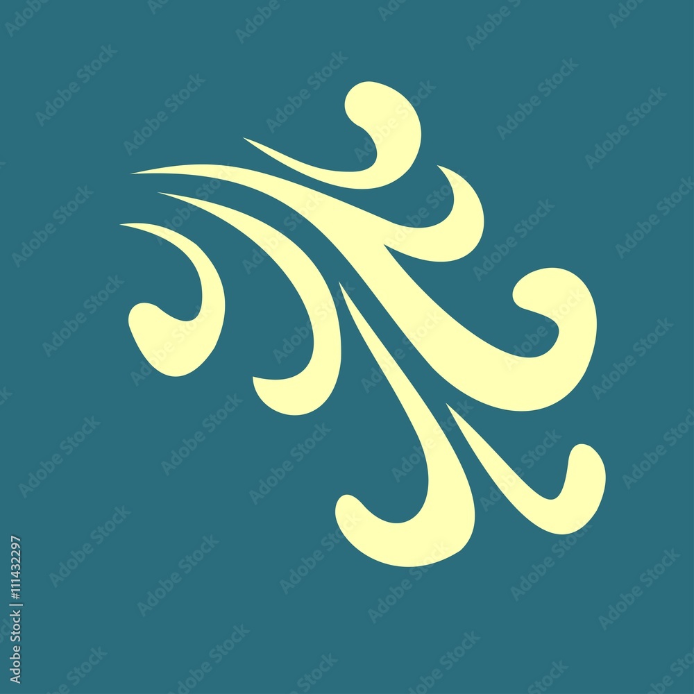 Naklejka premium vector ornament In flower style