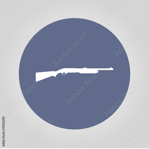 Shotgun icon vector