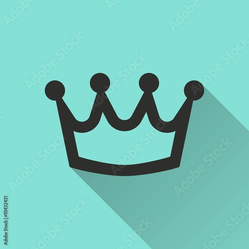 Crown vector icon.