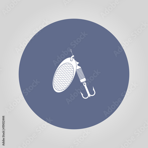 Fishing baits. Vector concept illustration for design