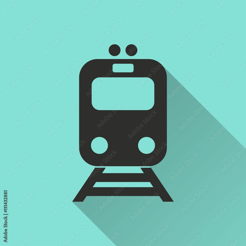 Metro vector icon.