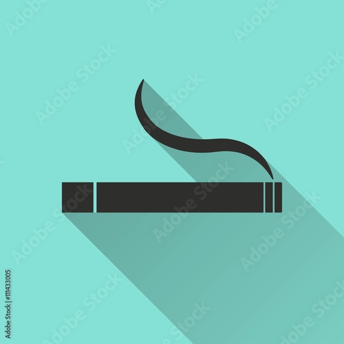Smoke vector icon.