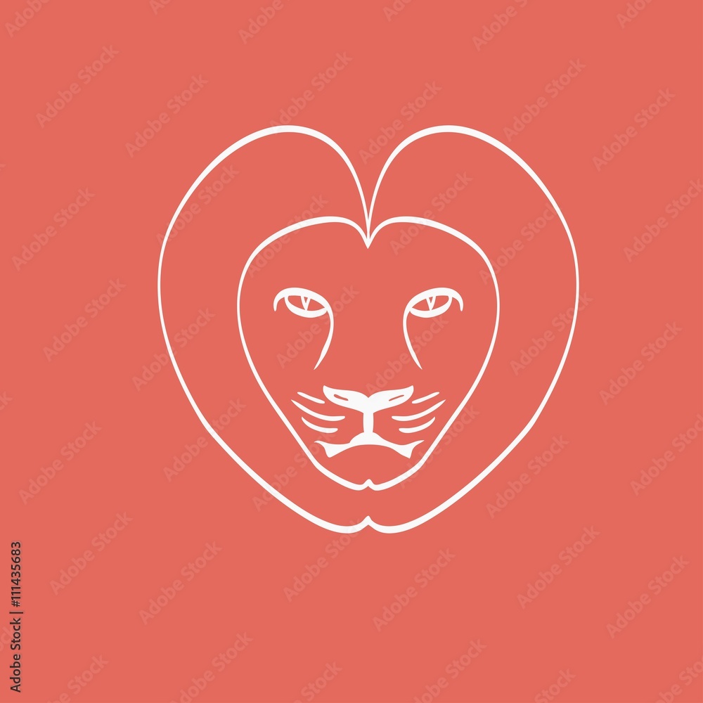 Lion Head Icon Lion Head Icon