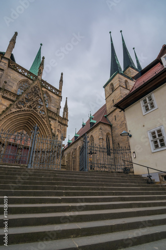 Severikirche und Dom in Erfurt, Thüringen photo