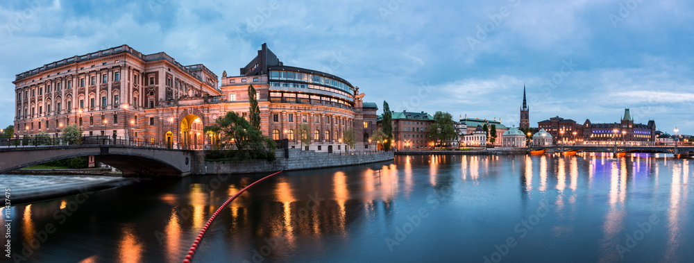 Naklejka premium Riksdag building, Stockholm, Sweden
