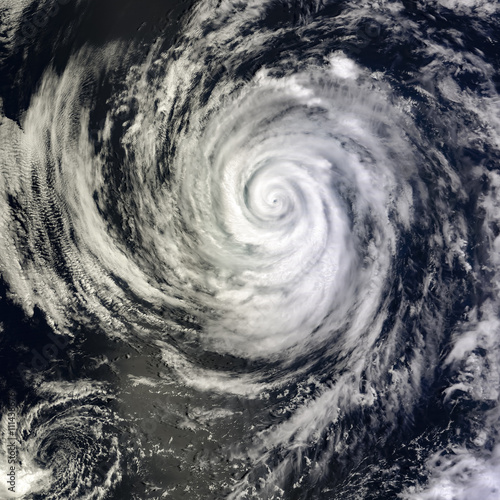 Fototapeta Naklejka Na Ścianę i Meble -  View of Global storm from space. Elements of this image furnished by NASA