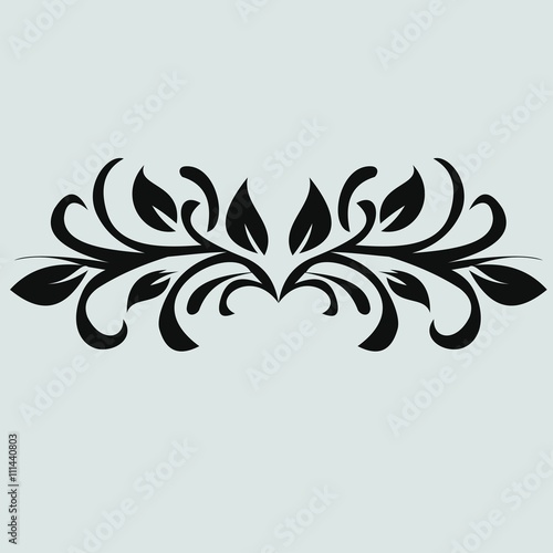 vector ornament In flower style