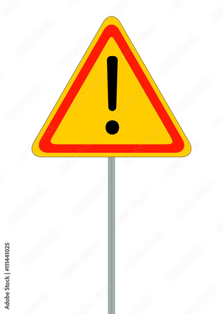 Road signs. Red Badge guardrails. Vector Illustration. Road signs. Red Badge guardrails. Vector Illustration.