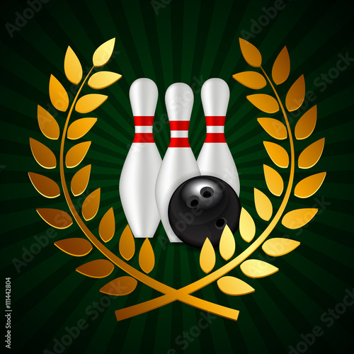 Skittles and Bowling Ball Background