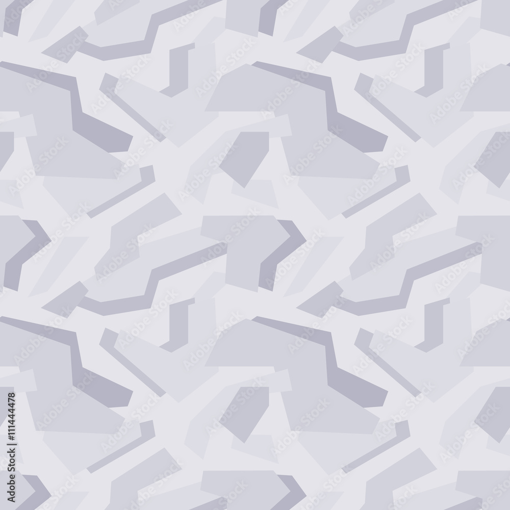 Abstract vector geometric light-grey camouflage seamless pattern Abstract vector geometric light-grey camouflage seamless pattern