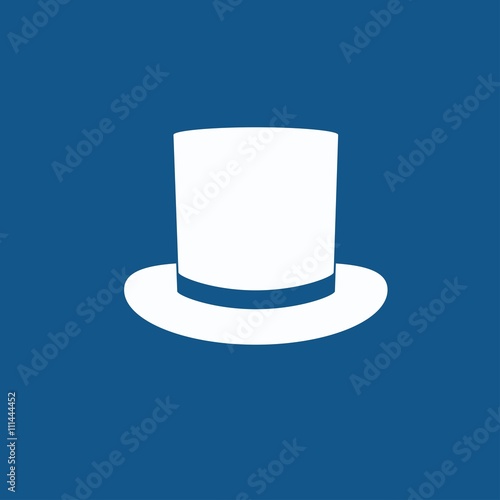 Top hat icon vector
