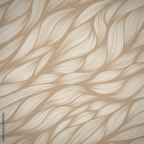 Hand drawn seamless vector doodle pattern.