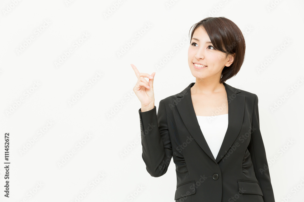 asian businesswoman isolated on white background asian businesswoman isolated on white background