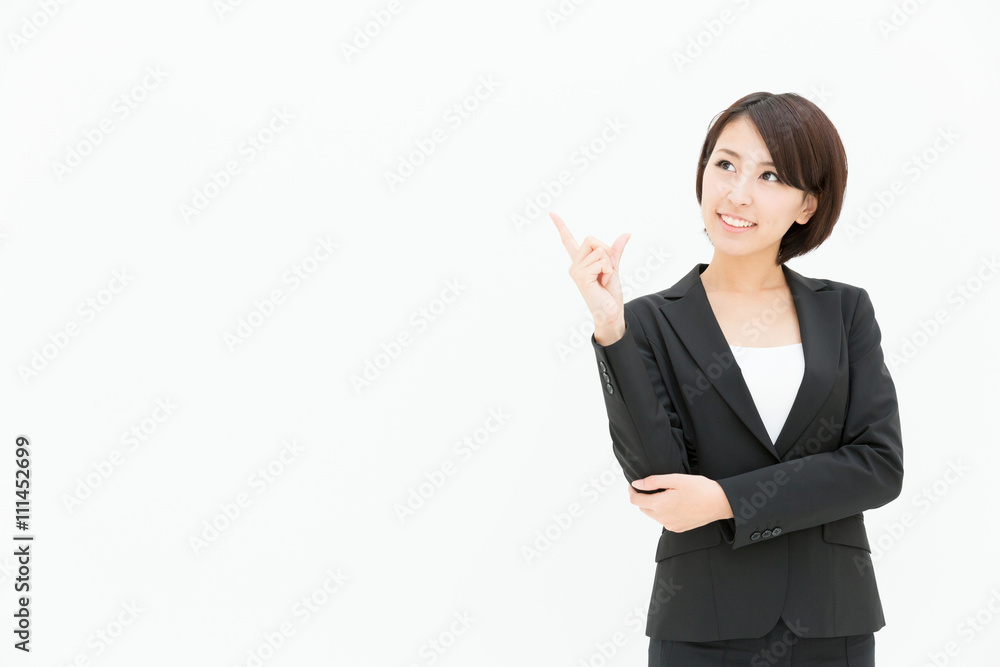 asian businesswoman isolated on white background asian businesswoman isolated on white background