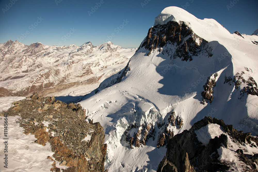 Scenic views around Zermatt and Matterhorn, Switzerland