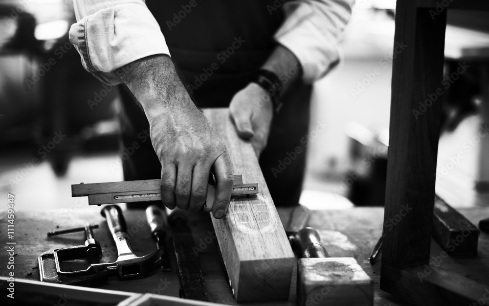 Handyman Occupation Craftsmanship Carpentry Concept Handyman Occupation Craftsmanship Carpentry Concept