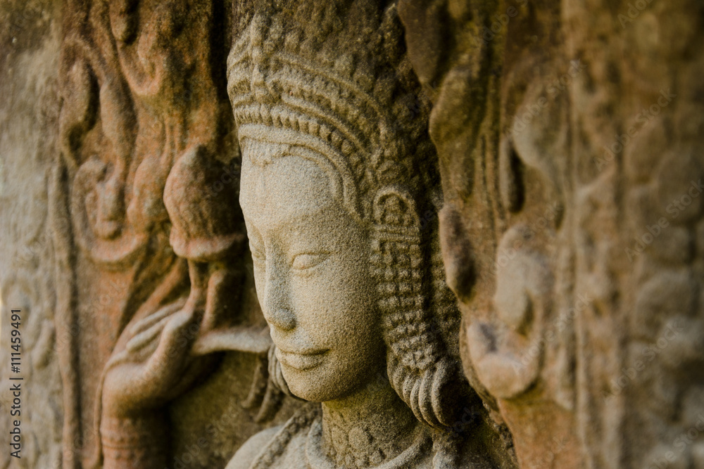 Apsara dancer in Angkor