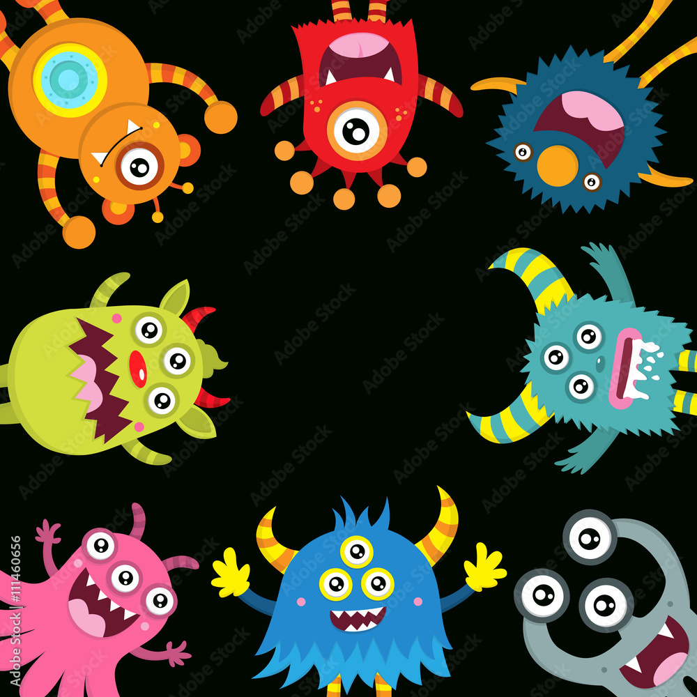 cute monster card cute monster card