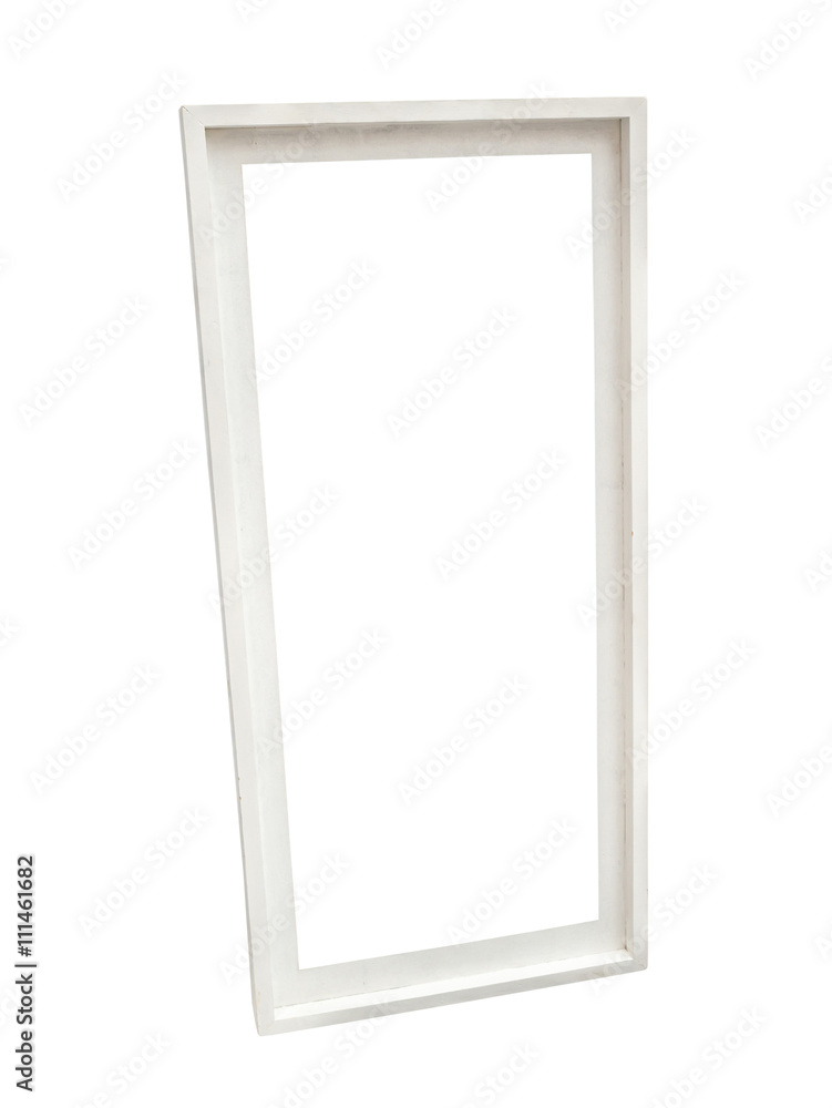 Isolated white picture frame Isolated white picture frame