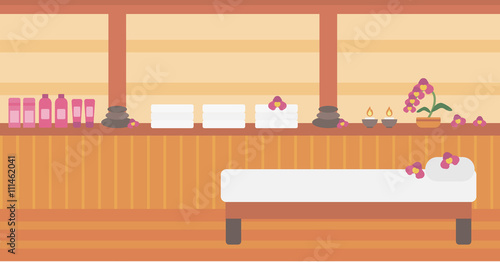Background of spa center.