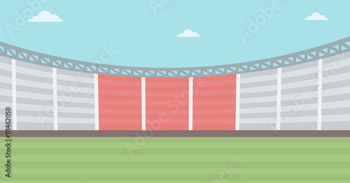 Background of football stadium.