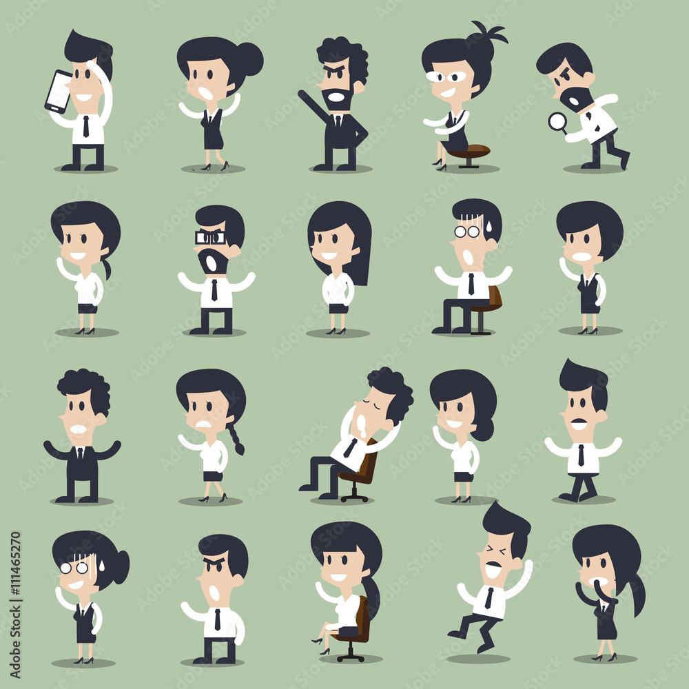 business men and women character , vector business men and women character , vector