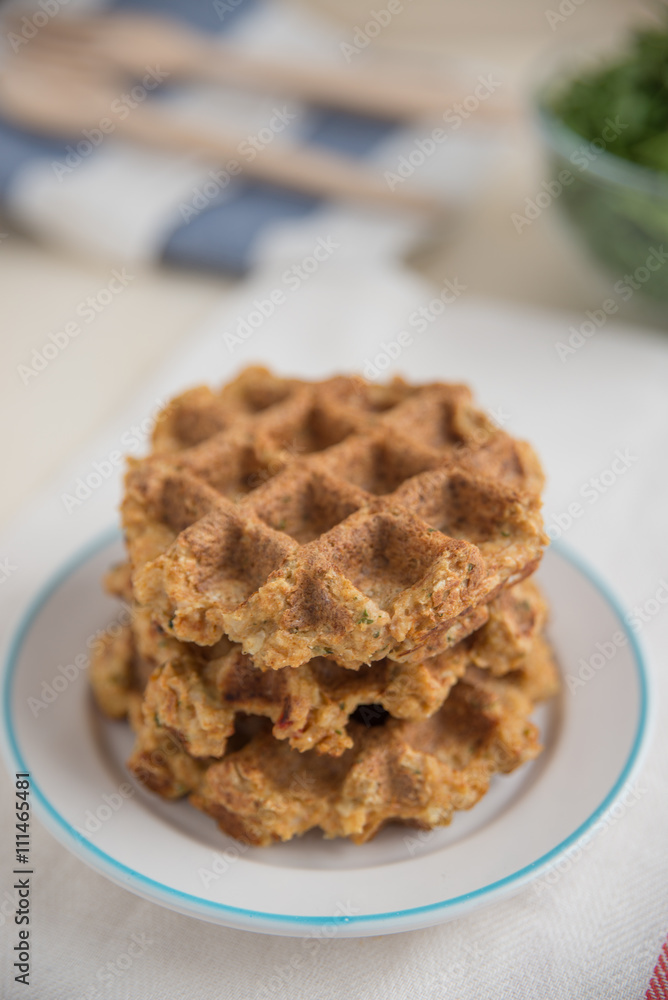 Herzhafte Waffeln Herzhafte Waffeln