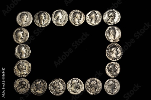Roman silver denarius