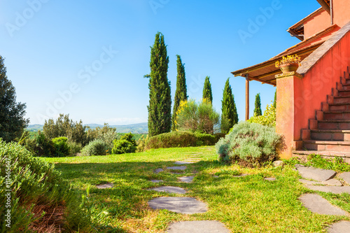 Beautiful countryside in Tuscany, Italy © smallredgirl