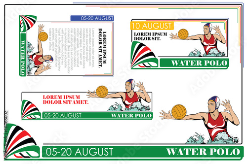 Summer kinds of sports. Water polo