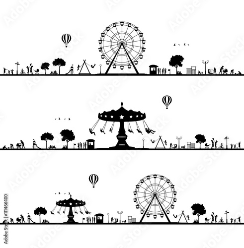 Kirmes Silhouette