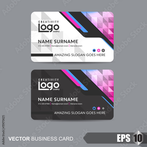 business card template,vector illustration