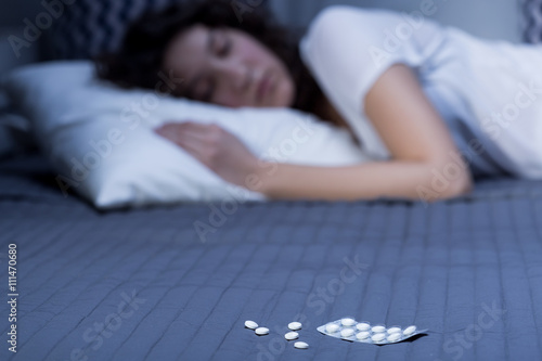 Foto Nighttime rest possible only with sleeping pills