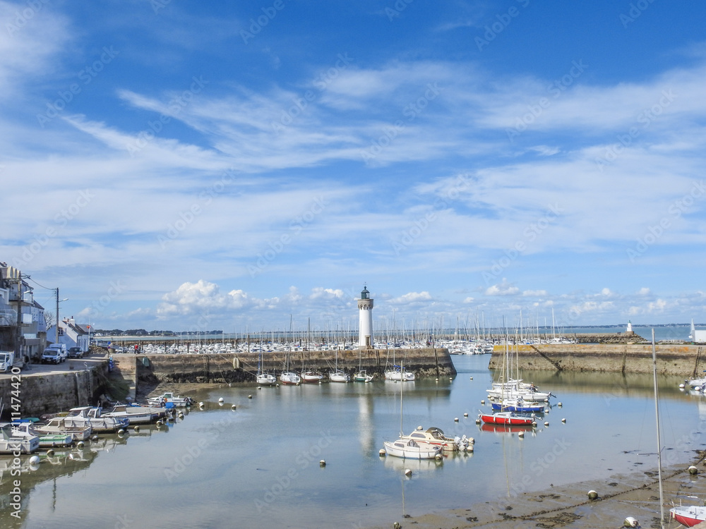 Fototapeta premium Port quiberon haligen