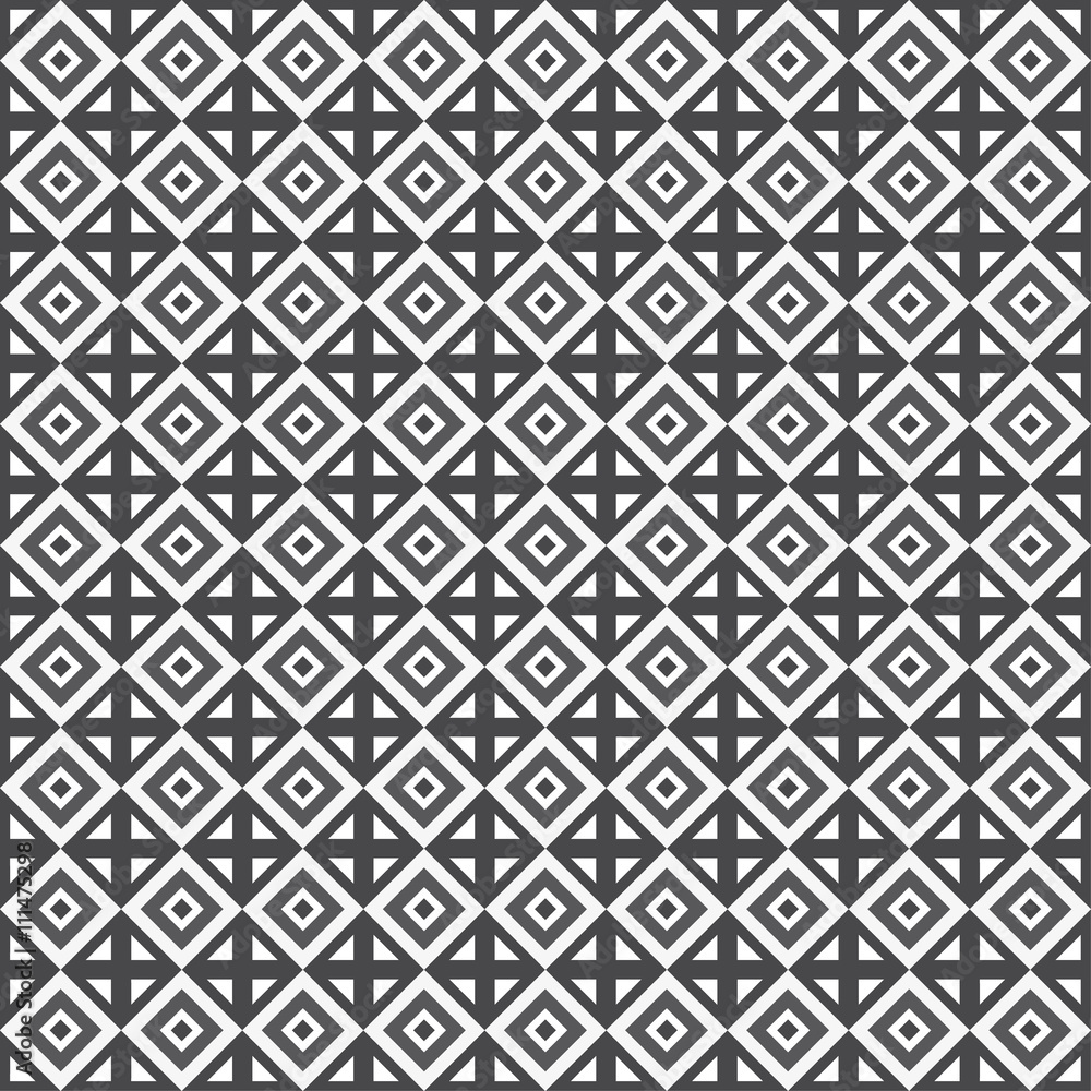 Abstract grey geometric seamless pattern for leaflets, prints, banners, web design, invitations, mock ups, backgrounds, business cards