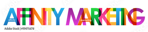 AFFINITY MARKETING Colourful Vector Letters Icon